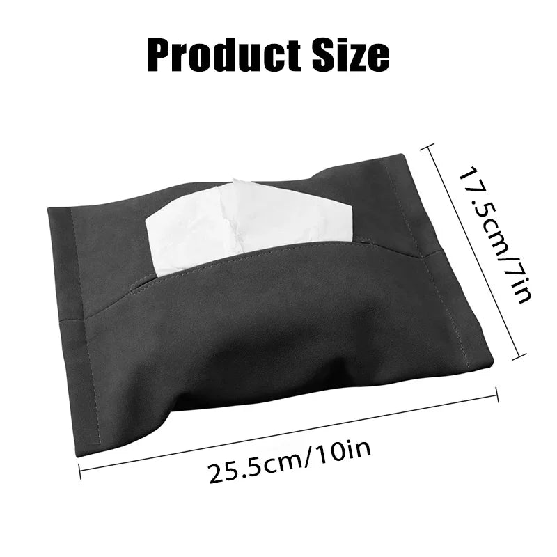 for Tesla Model 3 Y 2021-2025 Highland Juniper Hidden Tissue Holder Box Seat Back Console Flocking Storage Bag Car Accessories