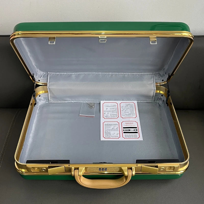 Championship Contract Case Money in The Bank Replica Green Briefcase Collectible Gift Wrestling Merchandise