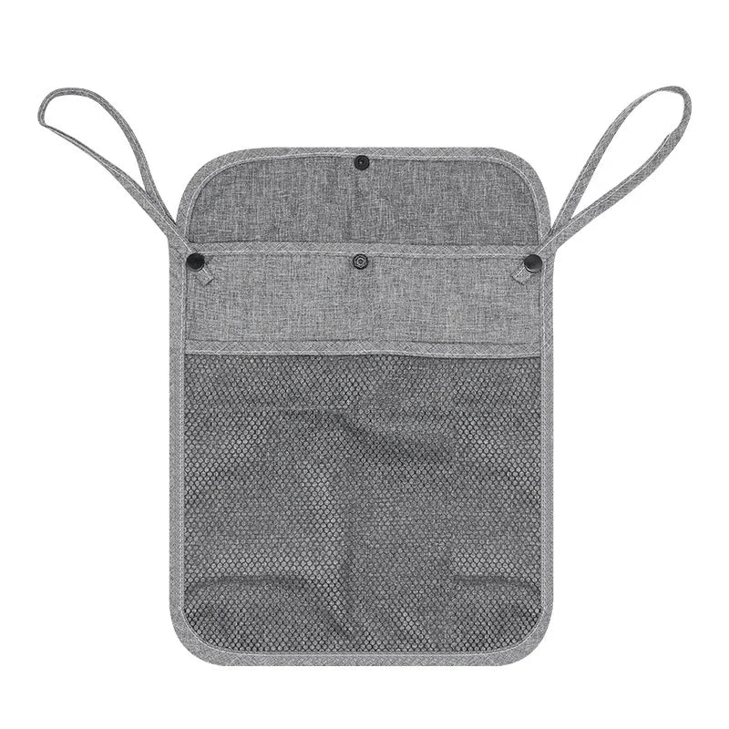 Multi-Function Mesh Design Storage/Bag Baby Cart Hanging Bag Large-Capacity Double Pocket Storage Bags Baby Supplies Storage-Bag