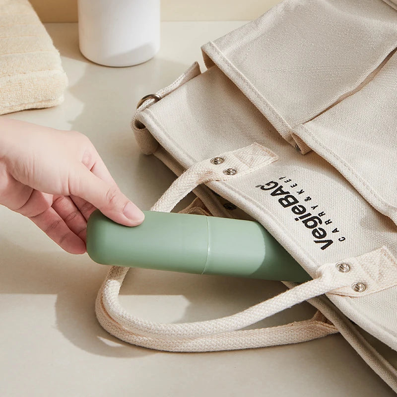 Unisex travel toiletry storage set, essential for business trips and travel, portable toothbrush, toothpaste, mouthwash cup stor