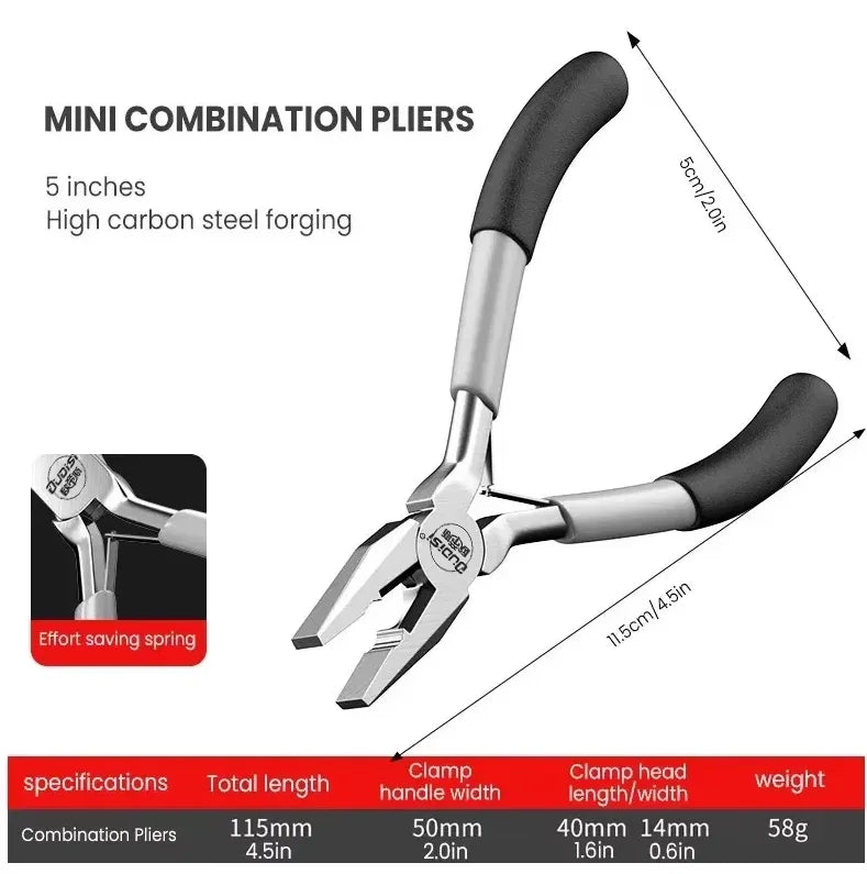 Mini Pliers Multi-Function Cutting Pointed  Diagonal Pliers Electrical Wire Cable Cutters Tools DIY Jewelry pliers Tools