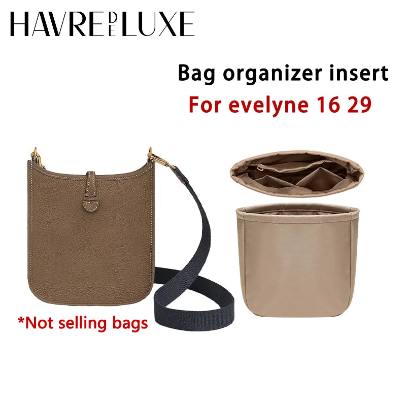 Bag organizer insert for Evelyne 16 29 mini women bag nylon durable bag support bag accessories