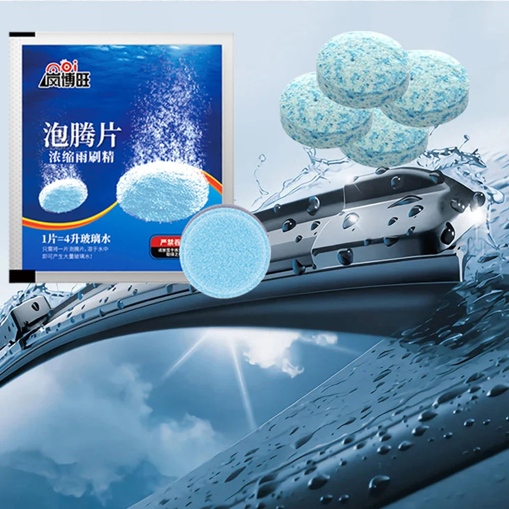 20-1PCS Concentrated Tablets Detergent Car Windscreen Wiper Solid Effervescent Tablets Cleaning Windshield Window Glass Cleaner