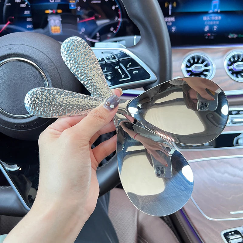 Thicken Stainless Steel Rice Spoon Japanese Style Long Handle Rice Cooker Spatula Buffet Serving Scoop Kitchen Utensils For Home