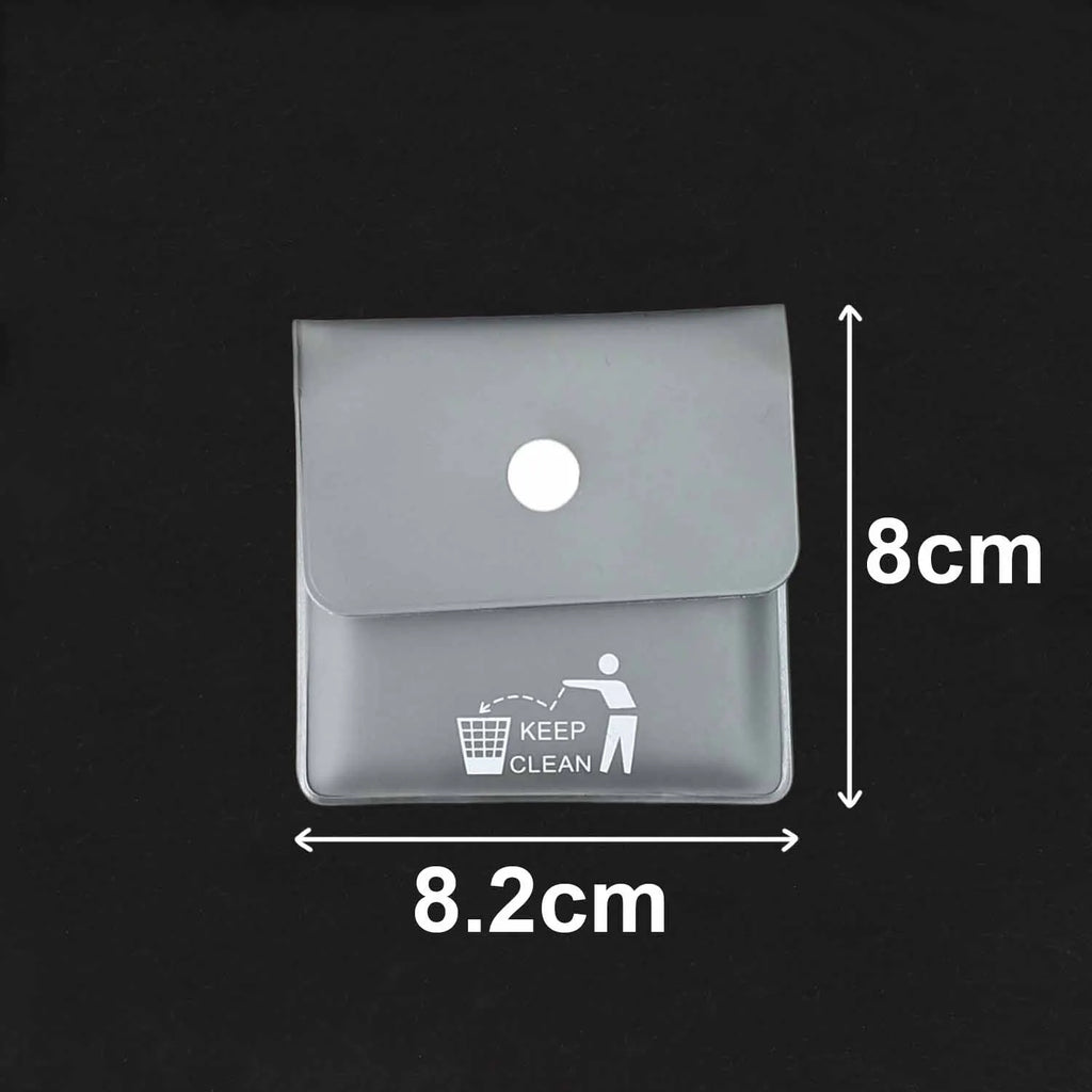 1-4pcs Portable Ash Pouch Leakproof Smell Proof Butt Organizer Universal Car PVC Aluminum Film Heat Safe Outdoor Storage Pocket