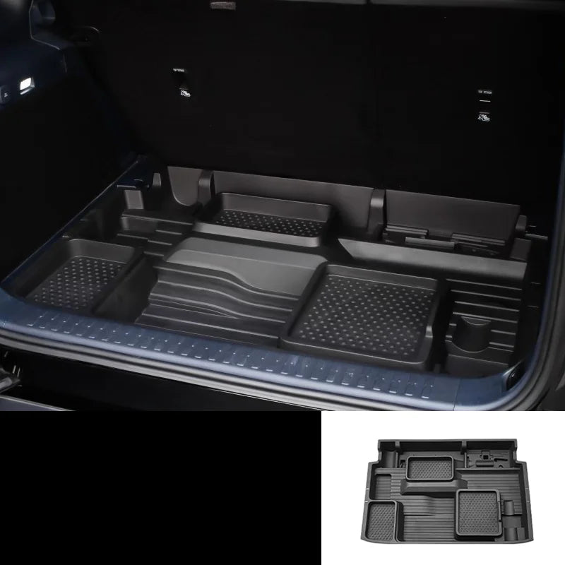 For Equation Leopard 5 DENZA B5 2024 2025 trunk storage box multi-function lower storage trunk storage hidden car accessories