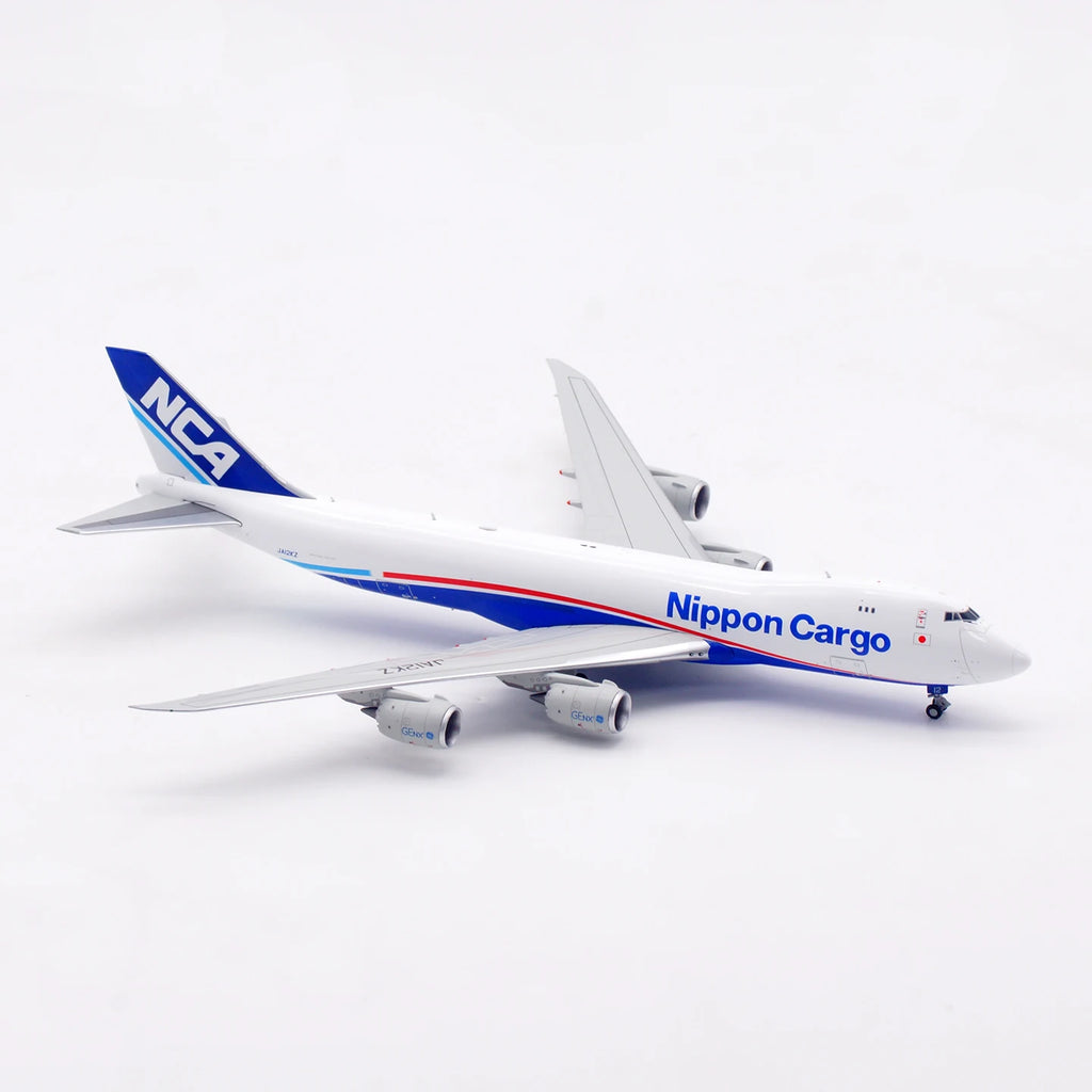 B632101 Alloy Collectible Plane Gift HX Models 1:400 Nippon Cargo Boeing B747-8F Diecast Aircraft Jet Model JA12KZ