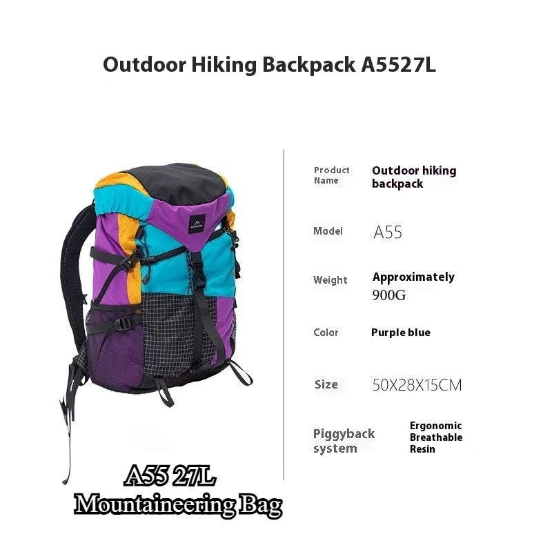 MOUNTAINHIKER 27L35L Outdoor Camping Mountaineering Bag Multifunctional Shoulder Backpack Hiking Travel Lightweight Tactical Bag