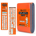 SANKE RESCUE First Aid Splint Green-Gray Orange-Blue Keep Bones in Position For Camping Hiking Fixture Bone Emergency Kit