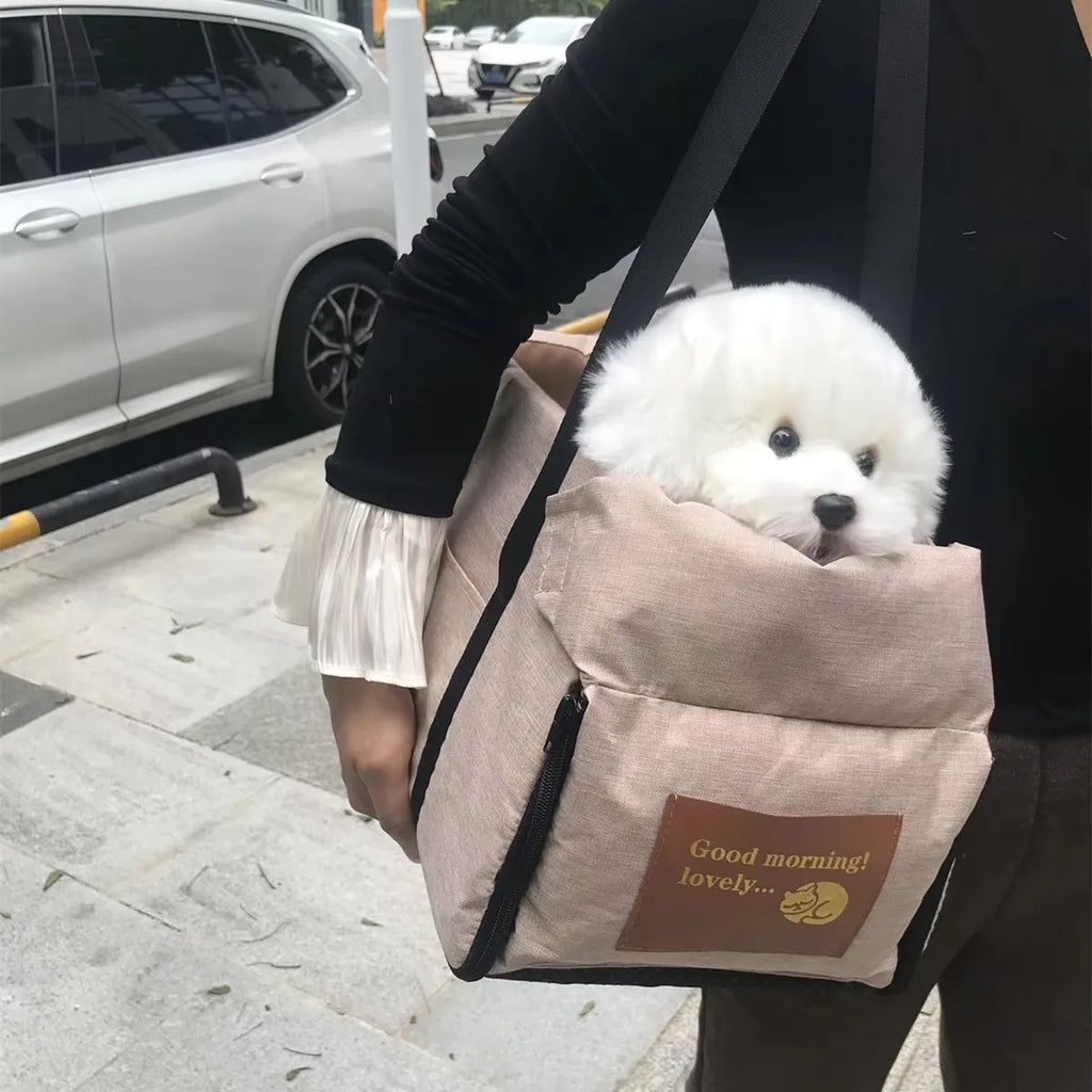 Portable Pet Car Seat Central Safety Travel Cat Dog Bed Transport Dog Carrier Protector Dog Bags, For Medium/Small Dogs Cat