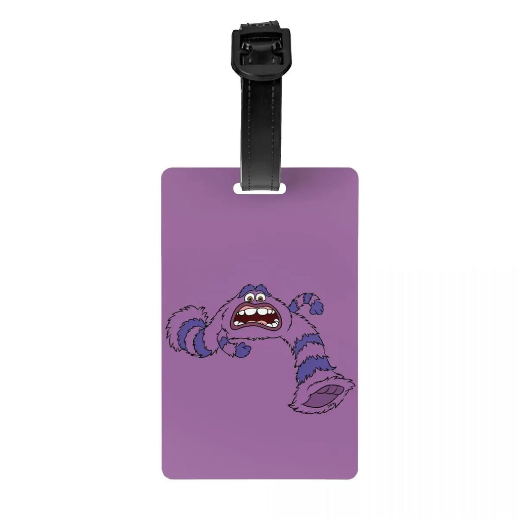 Custom M-Monsters Anime University Luggage Tag Travel Bag Suitcase Privacy Cover ID Label