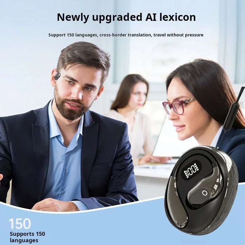 Origin Bluetooth Wireless Earphones AI Real Time Translation Earbuds for Xiaomi OWS Ear Hook Headset HD Call Music Headphone