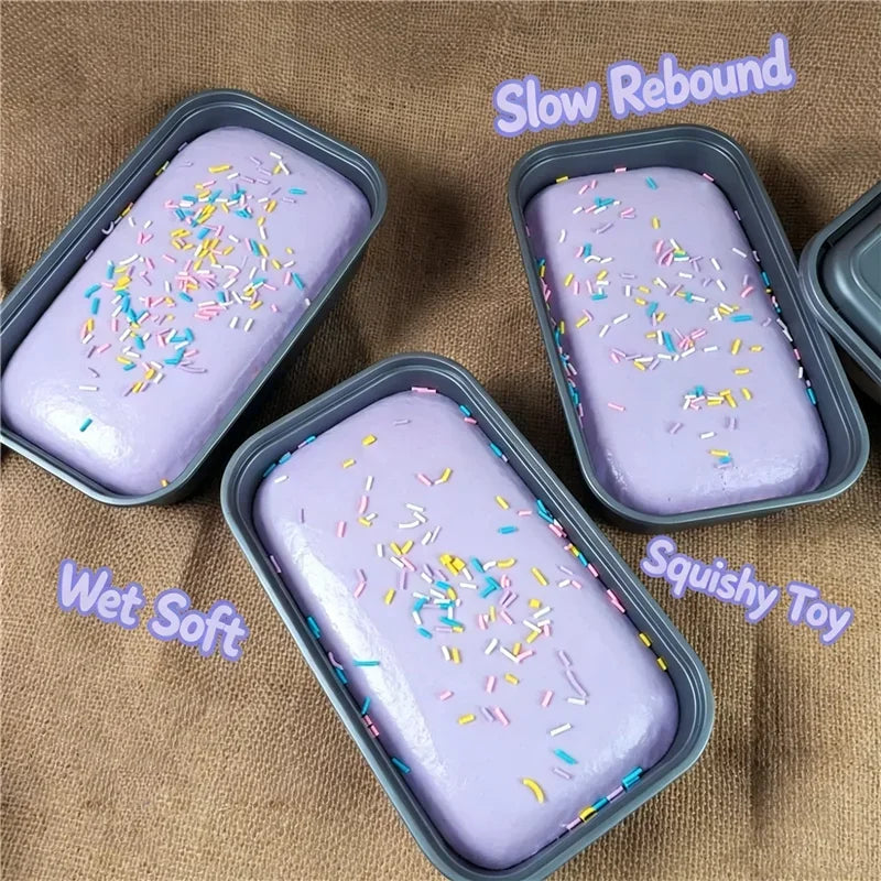 Super Soft Sprinkle Jumbo Box Cake Squishies Fragrant Slow Rebound Non-toxic ASMR Healing Stress Relief Fidget Toy Adult Gift