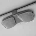 Car Sun Visor Sunglasses Holder, Magnetic Suede Clip, Double Clip for Glasses & Tickets, Car Interior Storage Accessories