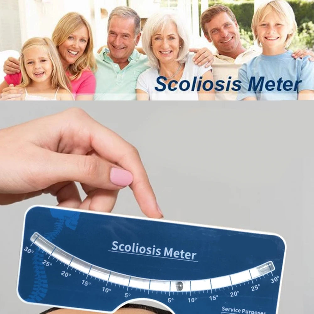 Pocket Scoliometer Medical Measuring Device for Back Scoliosis Diagnosis Portable Device for Measuring Spinal Alignment Measure
