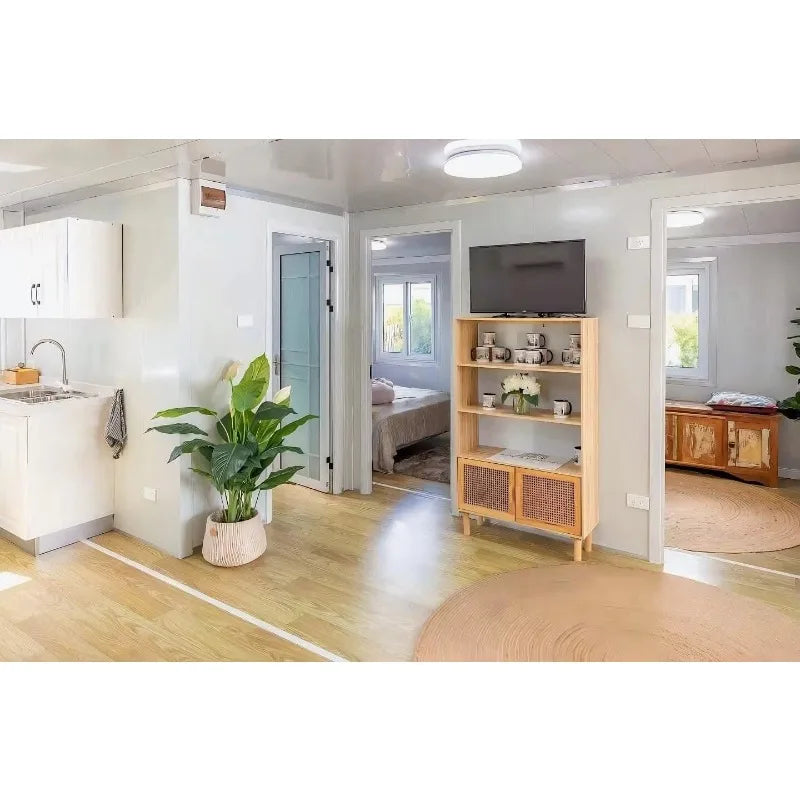 Detachable Container House with Bathroom 20 Feet Detachable Showroom Detachable Container House