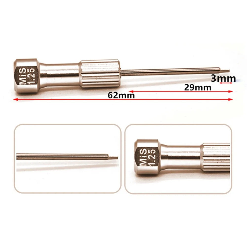 6.2cm Technician Screwdriver Stainless Steel DIY Micro Screwdriver Multiple Color Implant Dentist Instrument Dental Laboratory