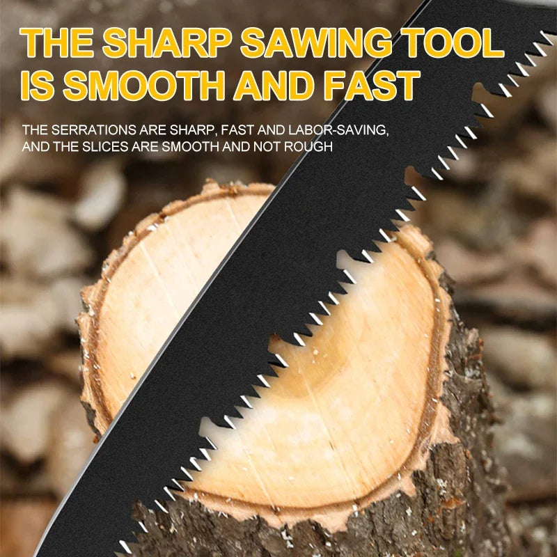 AIRAJ 11.8 inch Folding Saw Woodworking Hand Tools Multifunction Cutting Wood Sharp Camping Garden Prunch Saw Tree Chopper