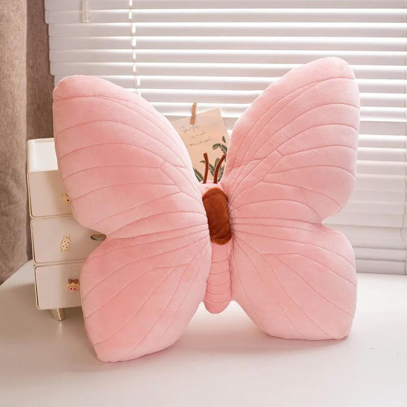 Ins Wind Girl Heart Butterfly Pillow Pillow Soft Pink Butterfly Hug