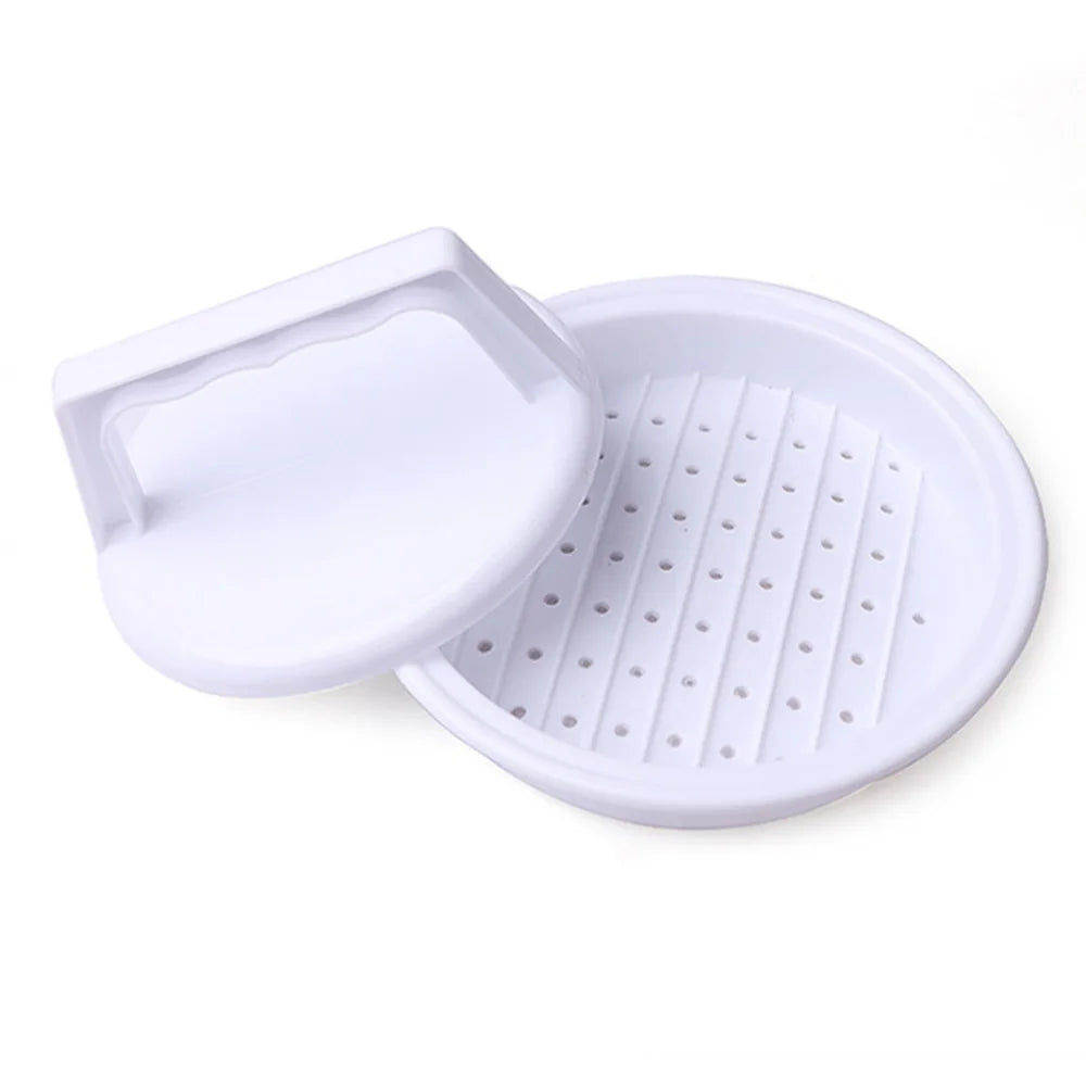 Round Shape Hamburger Meat Press Tool Beef Grill Burger Press Patty Maker Mold Meat Tools Kitchen Outdoor Barbecue Meat Press