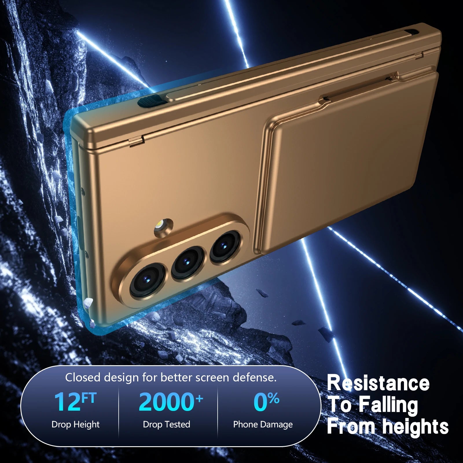 Hinge Wallet Card Slot Bracket Phone Case for Samsung Galaxy Z Fold 5 6 7 8Ultra with Screen Glass Protect Film S Pen Slot Cover