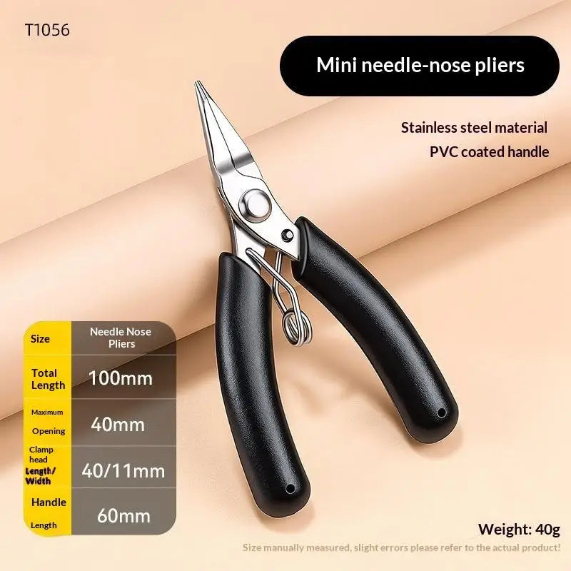 Stainless Steel Curved Mini Needle Nose Pliers DIY Hand Tool For Bracelet Jewelry Making Craft