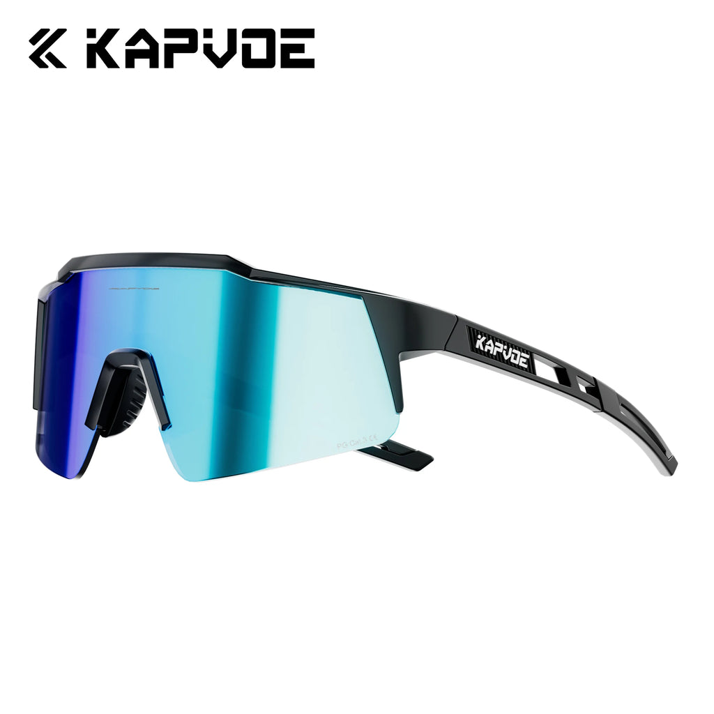 Kapvoe Hot Polarized Hiking Eyewear Men's Cycling Sunglasses Women MTB Bike Glasses Outdoor Pickball Sports Off-road Glasses