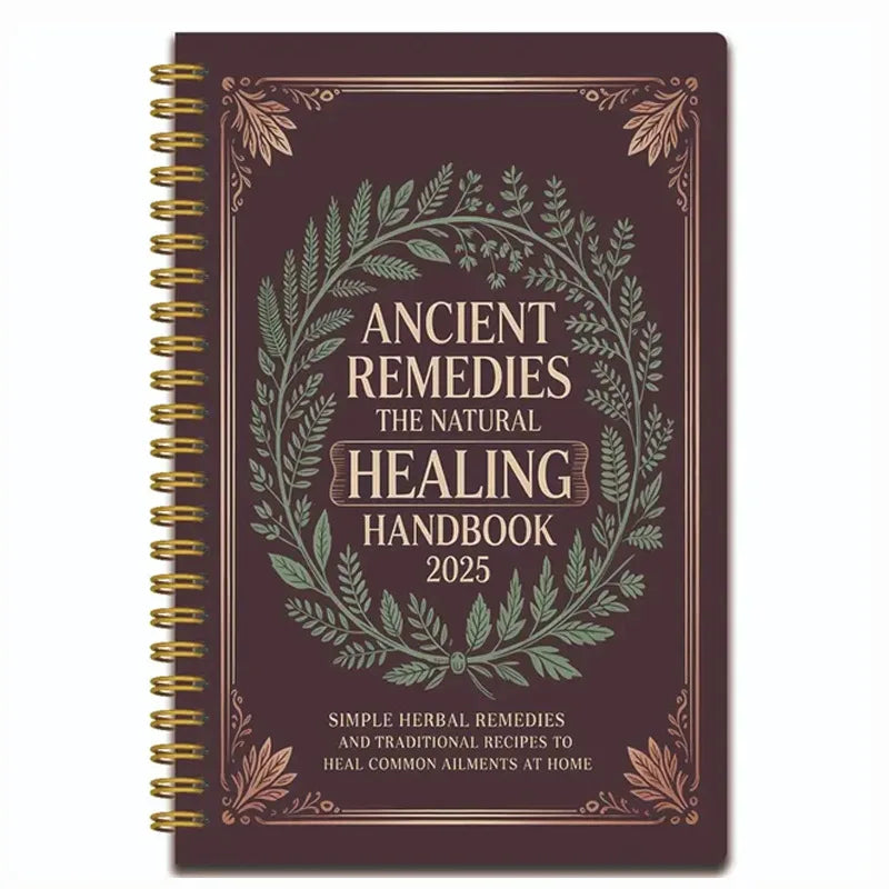 Ancient Remedies Notebook Natural Therapies with Step by Step Guide for Family Health Travel Office Use Eco Friendly PP Cover