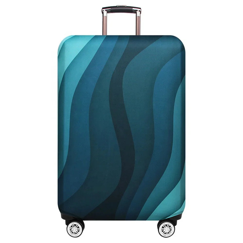 Luggage Covers 18-32inch Protector Travel Luggage Suitcase Protective Cover Stretch Dust Covers Print Rose Gold Letter Series