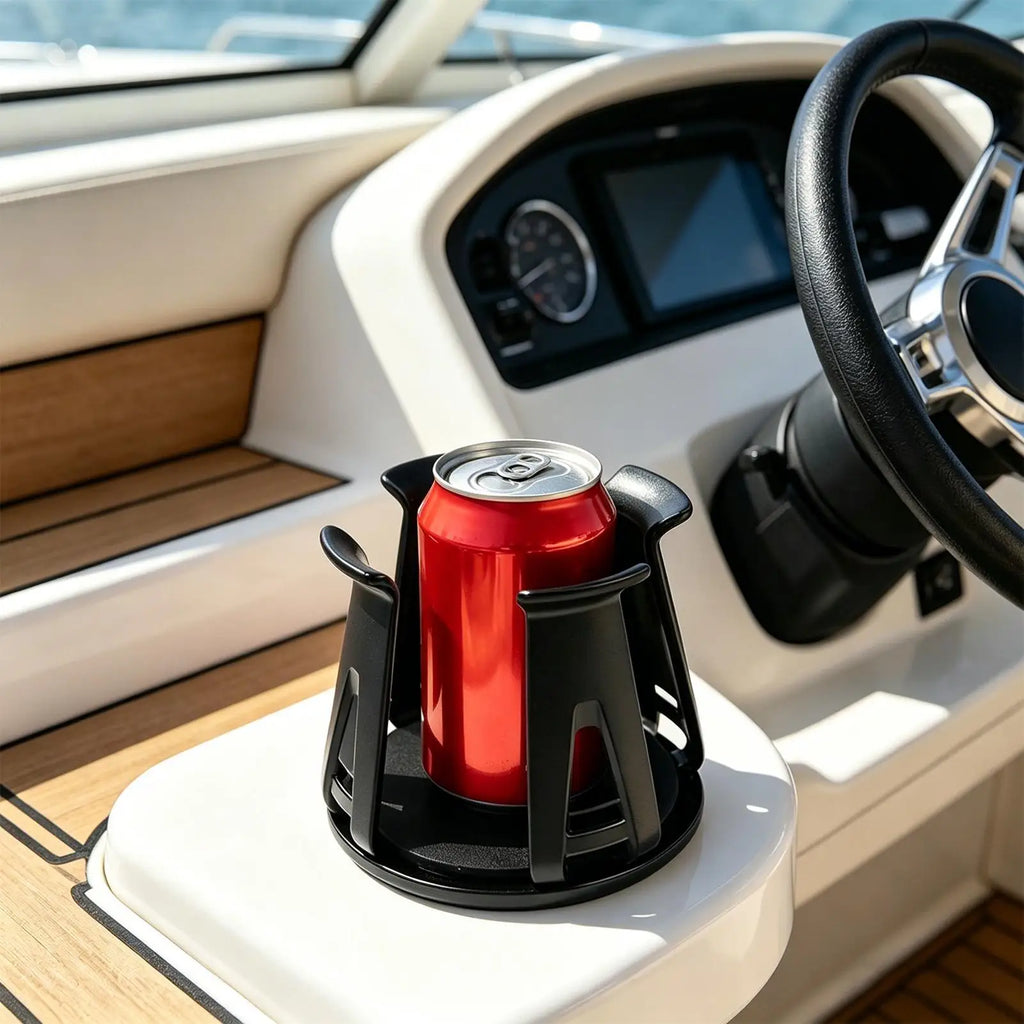Beverage Rack Car Cup Holders 1 Pair Automotive Interior Adhesive Cup Mount Storage Accessories For Vehicles Truck Van SUV RV