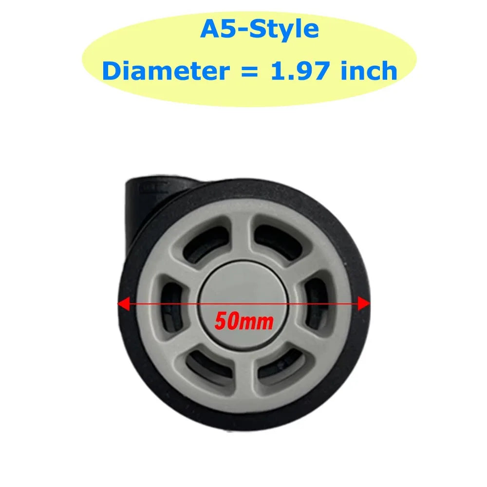 Diameter 1.97 INCH/5MM Wheels for rimowa luggage wheel replacement rimowa suitcase wheels replacement for Rimowa Suitcase Repair