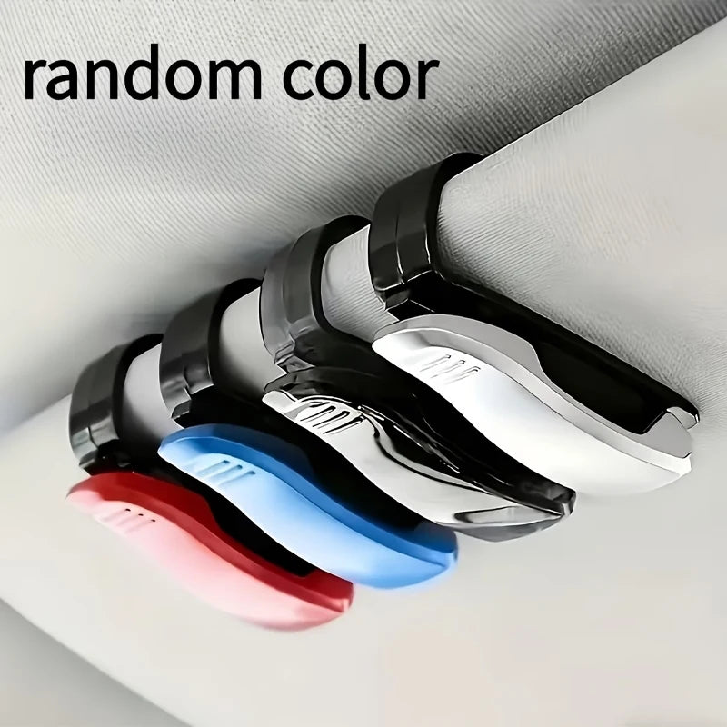Universal Car Auto Sun Visor Glasses Box Sunglasses Clip Card Ticket Holder Fastener Pen Case Eyeglasses Clips Accessories