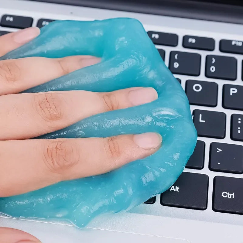 Car Cleaning Gel  Interior Detail Keyboard Electronics for Cleaning Gel Reusable Sticky Putty Air Vent & Dashboard Dust Removal