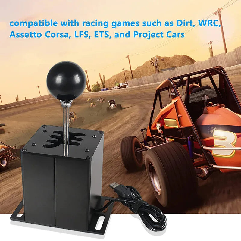 PC USB H Gear Shifter Sim Racing Game For Logitech G29 G27 G25 G920 T300RS/GT