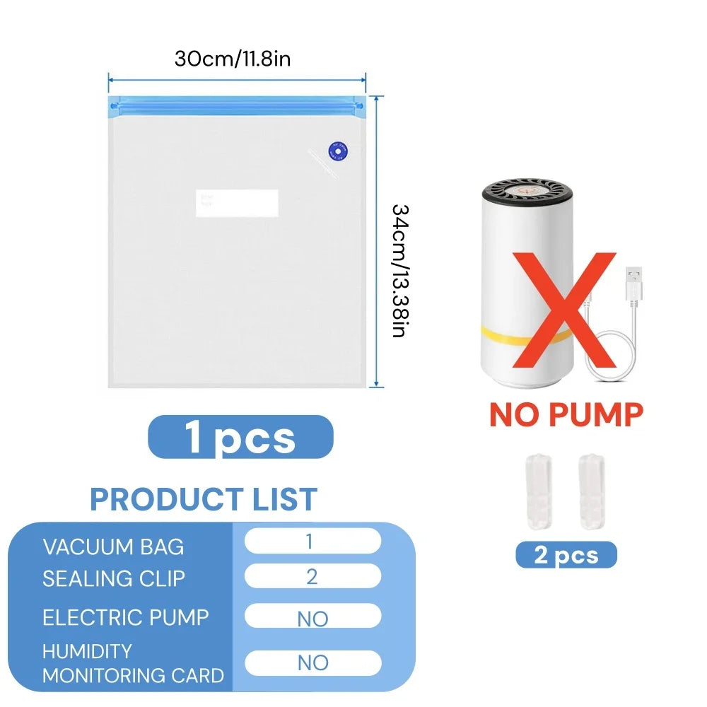 3D Printer Filament Storage Bag Kit with Pump,  PLA/ABS/PETG Filament Dryer Safekeeping Humidity Resistant For 3D Printer Parts