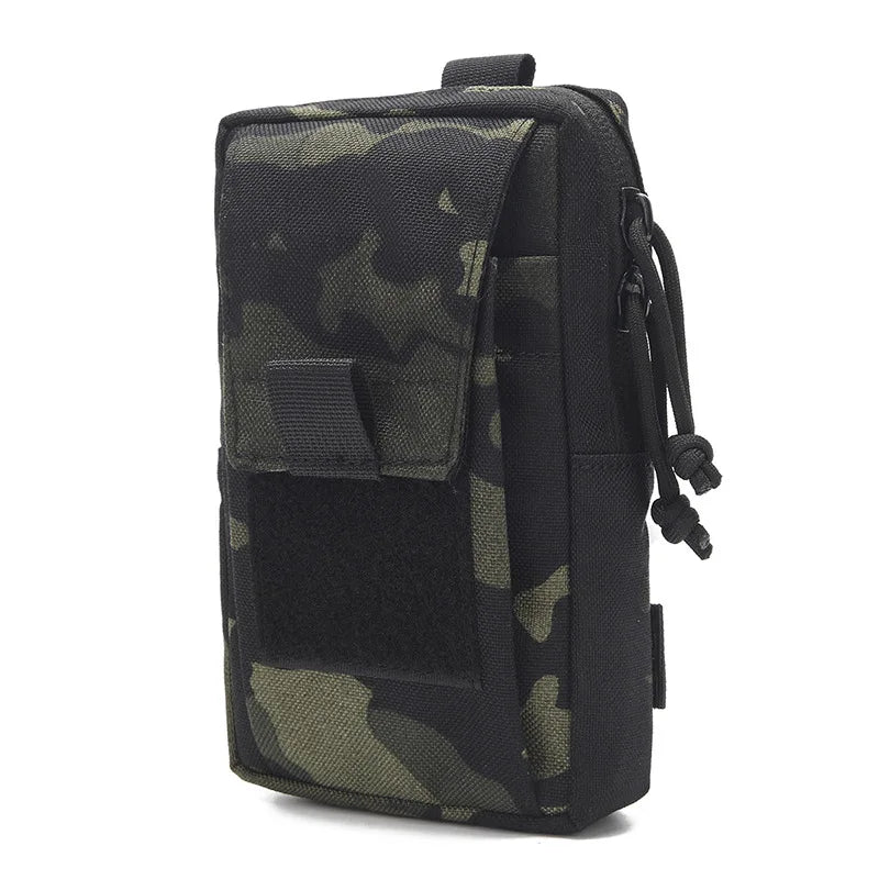 Tactical MOLLE Phone Pouch Bag EDC Gadget Waist Belt Pack for Outdoors Hunting Camping Trekking Traveling