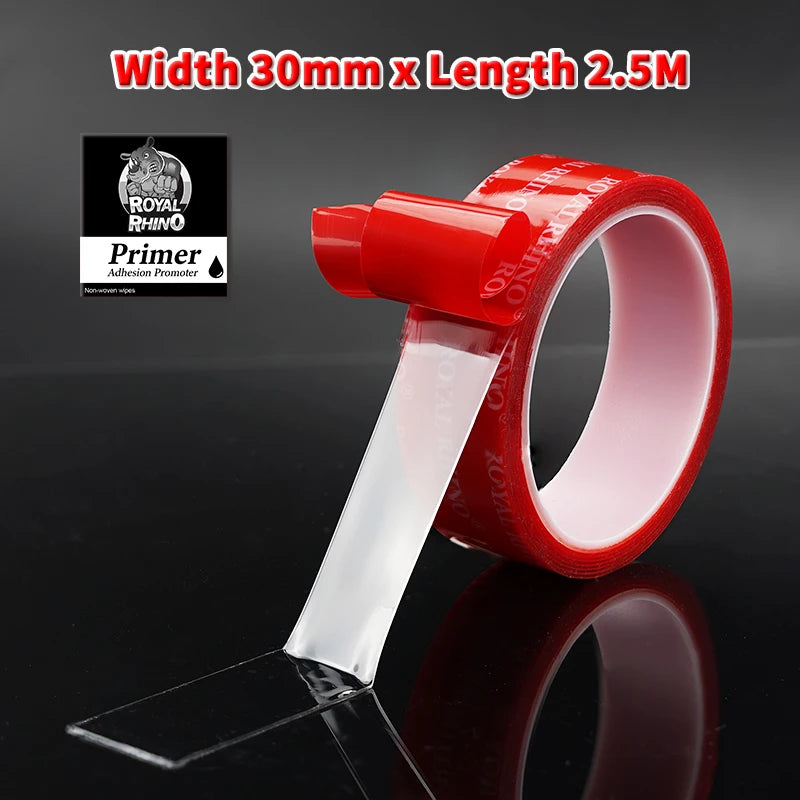 Strong Car Special Clear Double Sided Tape Heavy Duty Acrylic Foam Adhesive Sticker for Auto Rear Spoiler Household Accessories