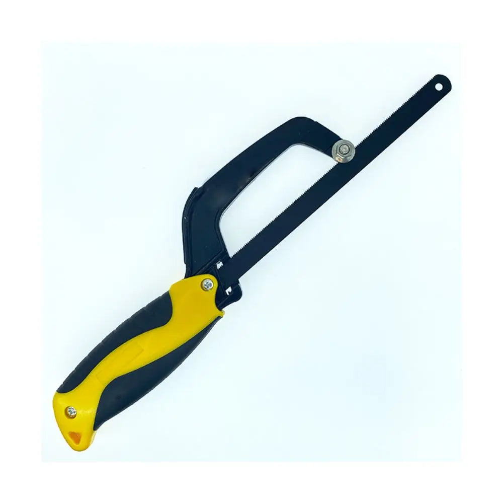 10" Flexible Heavy Duty Mini Hacksaws Aluminum Frame Compact Hack Metal Cutter Bi-Metal HSS Blade  Hand Saw Woodworking Tools