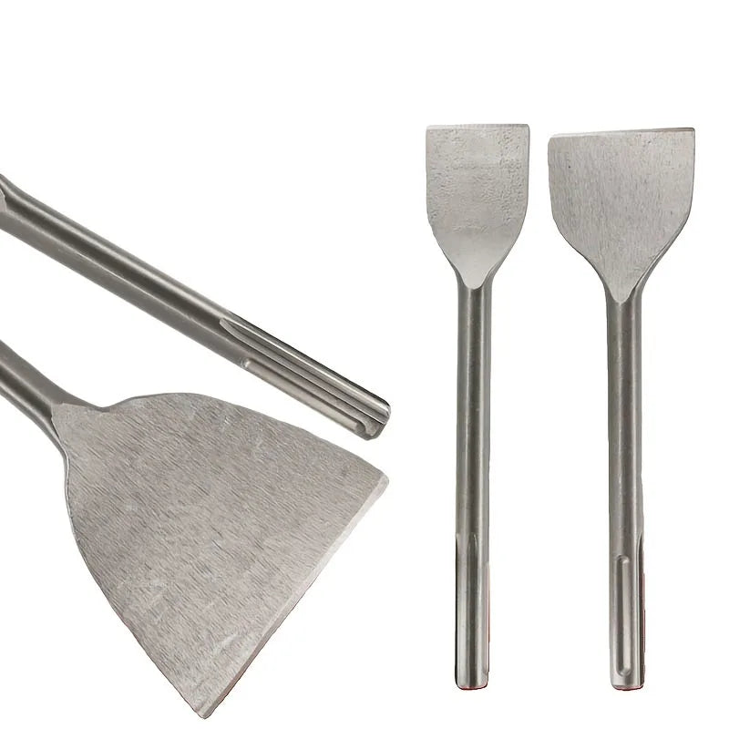 SDS MAX Shank Slotting Flat Chisel Steel Silver Impact Drill Bit Wear-resistant High Hardness Electric Hammer Drill Bit