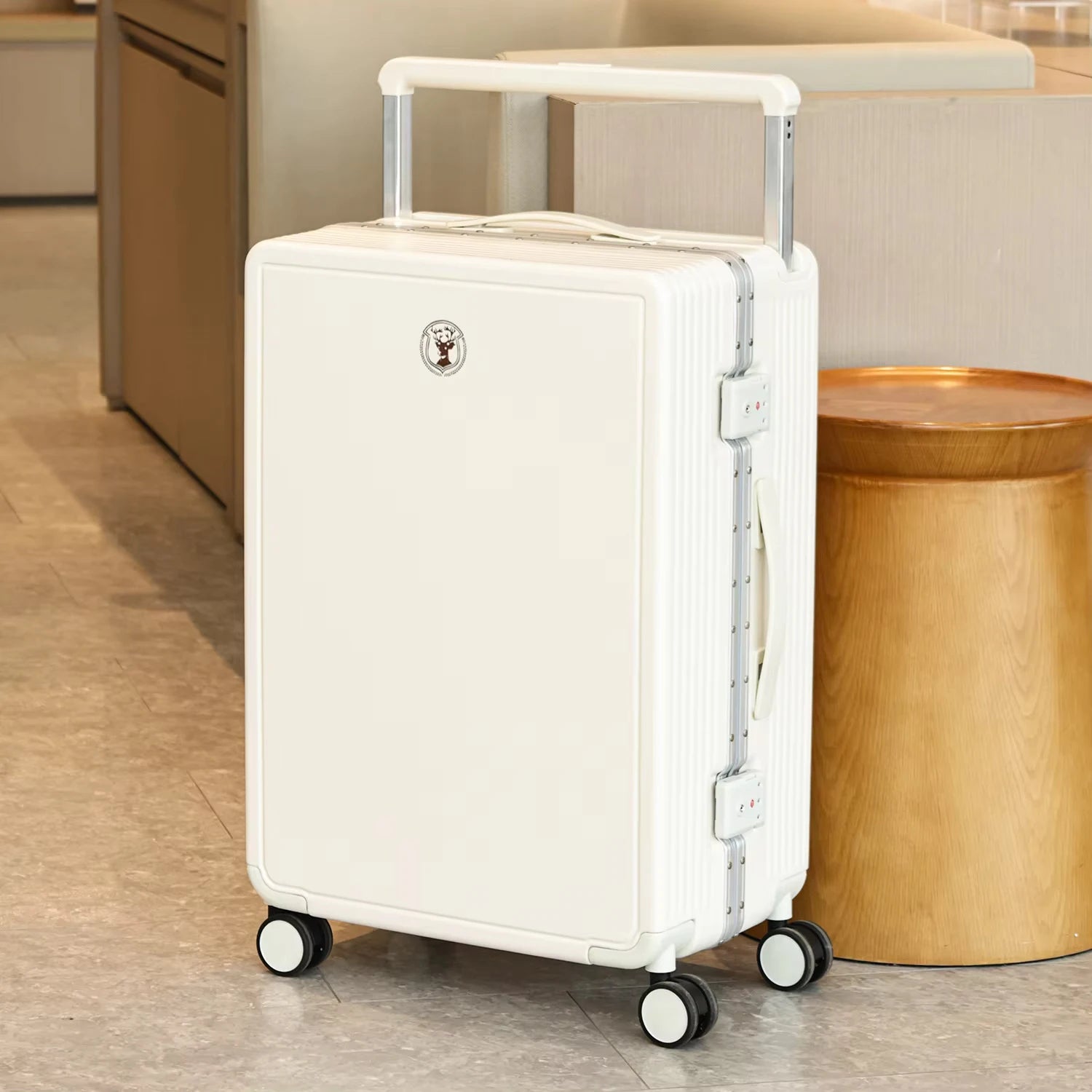 COLENARA 20"22"24"26 Inch Women's With Wheel Rolling Suitcase ABS+PC Travel Luggage Bag Boarding Box Men's Trolley Case