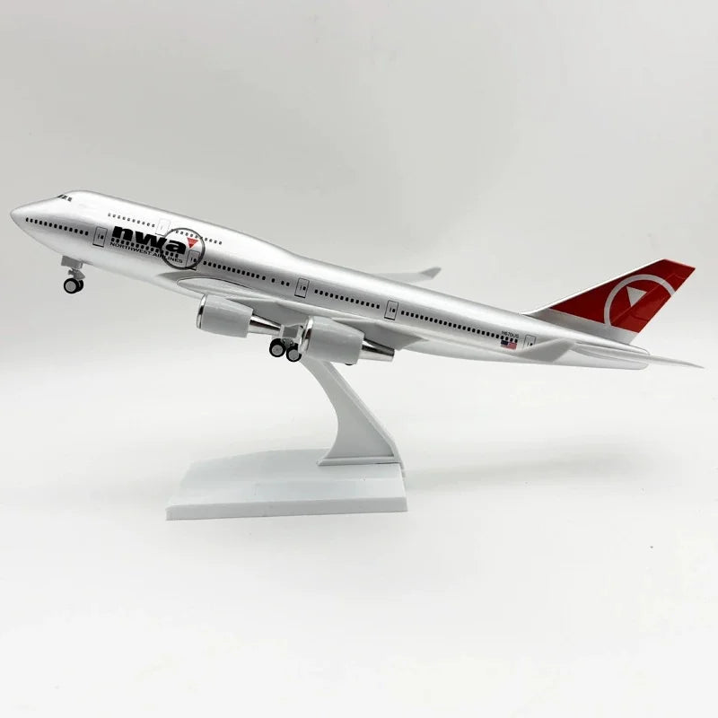 30cm Scale Plane 1/250 B747 Series Model Airplane Toy Resin Diecast Airplanes Building Kit (With Stand) Aviation Toys for Boys