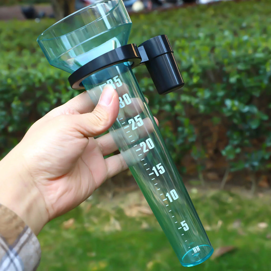 1-3Pcs Plastic Rain Gauge Plastic Rainfall Gauge with 35mm Capacity Rain Measurement Device for Lawn Farm Garden SettingsOutdoor