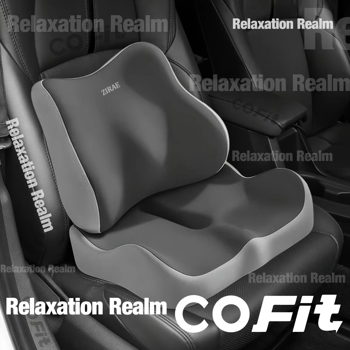 Car Seat Memory Foam Cushion Lumbar Support Soft Elastic Office Chair Pad Seat Cushion Suit for Desk Office Use Pain Relief