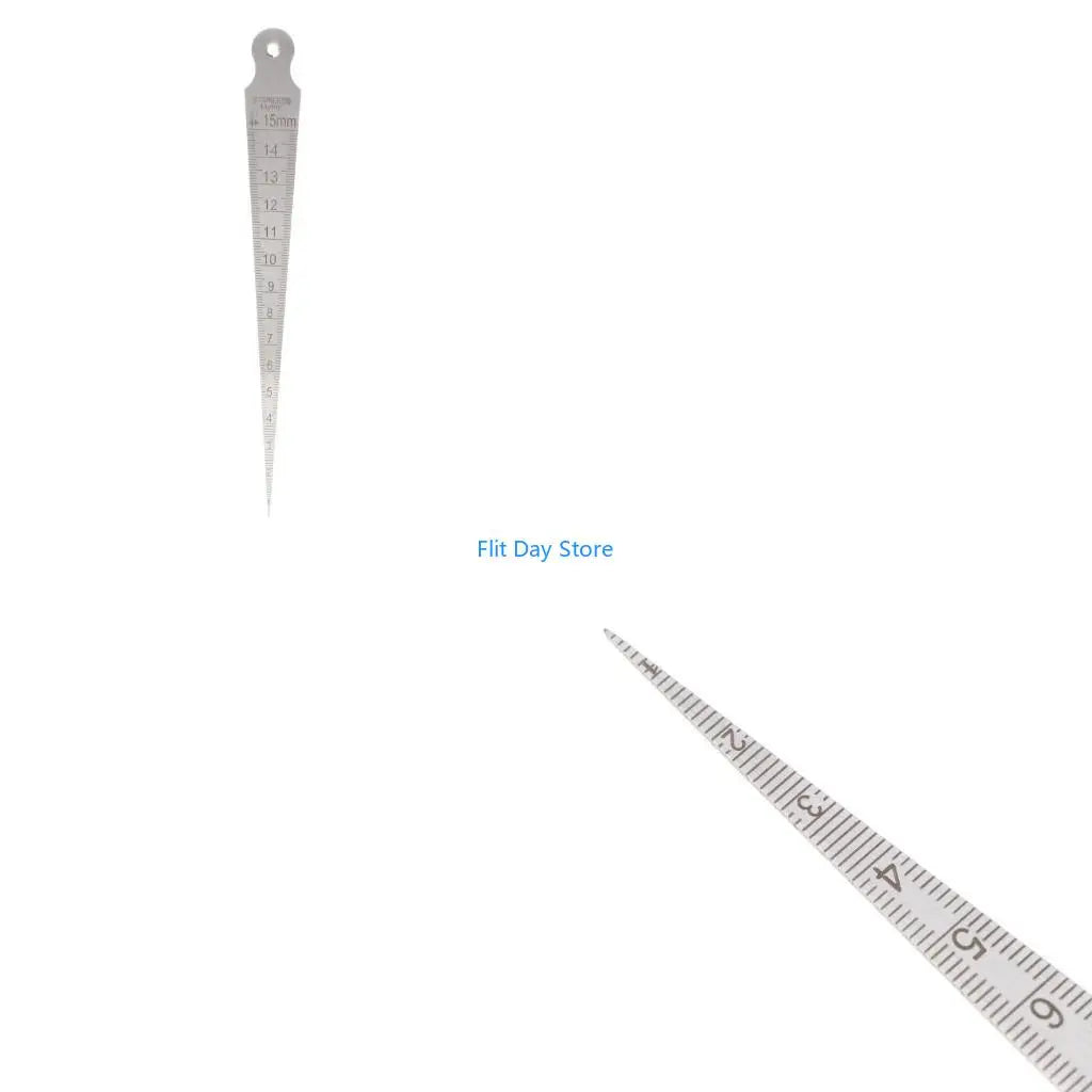 F92C 1-15mm Stainless Steel Taper Gauge for Diameters of Small Holes/Slots Accurate