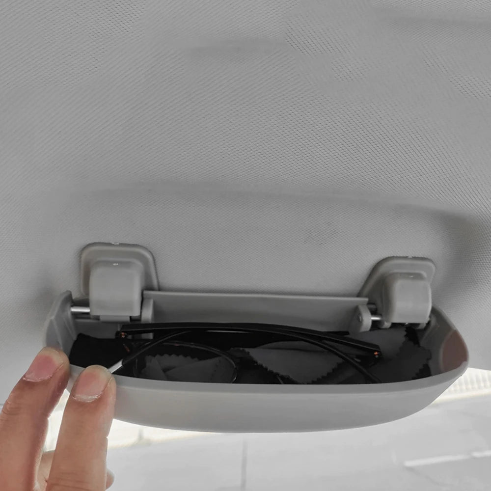 Car Sunglasses Case for Peugeot 208 2008 307 308 3008 408 4008 508 2005 - 2022 Glasses Holder Eyeglasses Storage Box