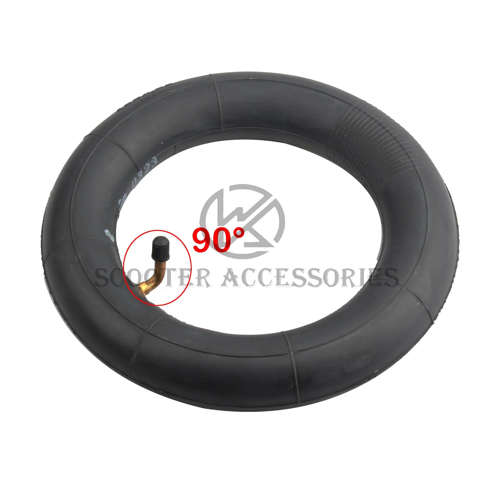 10X2.50 Inner Tube 10x2.5 Camera with Bent Valve 45 90 Degree for 10 Inch Baby Stroller Pram Scooter Electric Scooter Skateboard