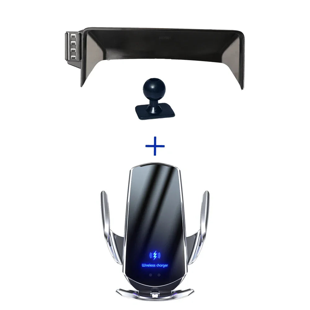 Car Phone Holder For Honda Accord 10th Gen 2018 2019 2020-2022 Mobile Phone Support Car Mounts Wireless Charging Accessories