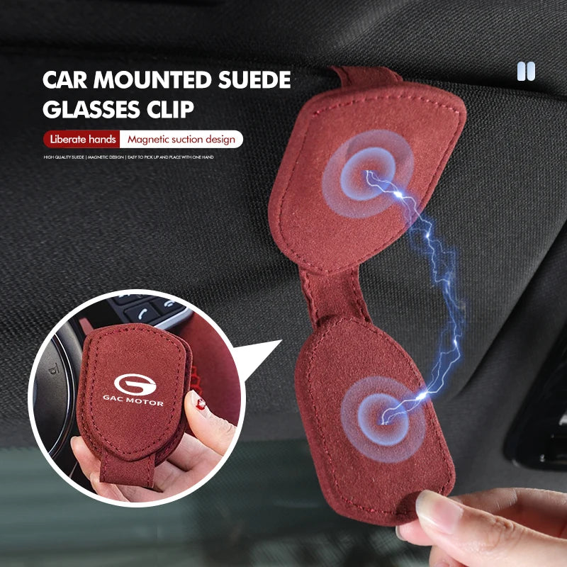 Car Eyeglass Holder Sun Visor Glasses Storage Clip For GAC MOTOR Trumpchi Aion S Aion Y AION V iA5 GS4 GS5 GS8 GA4
