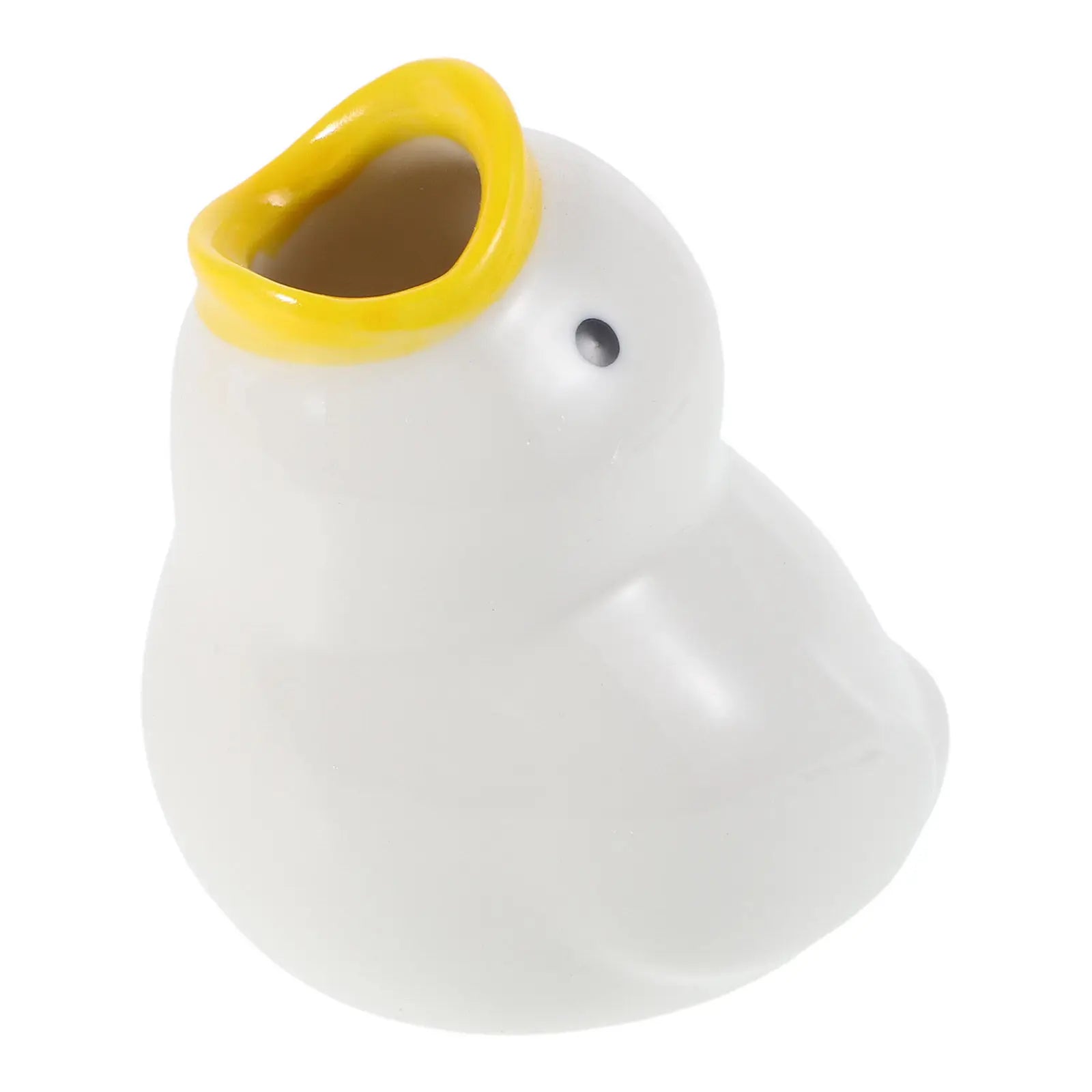 Cartoon Duck Ceramic Toothbrush Holder Cute Bathroom Accessory for Kids Adults Toothbrush Stand Organizing Bathroom Counter