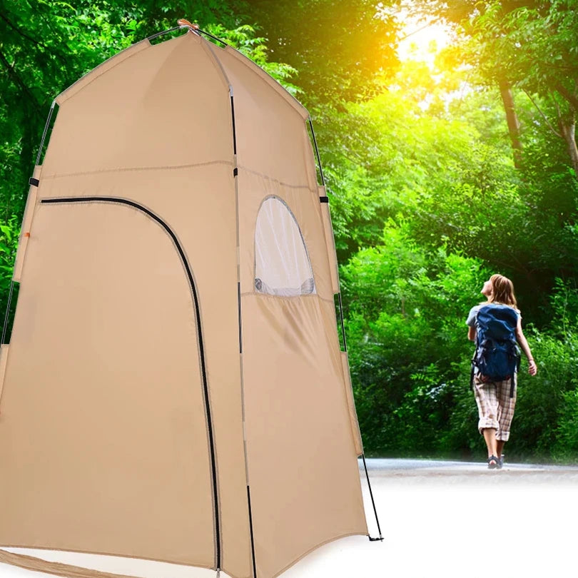 Portable Outdoor Shower Bath Changing Fitting Room Tent Shelter Camping Beach Privacy Toilet photography tent Camping Tent